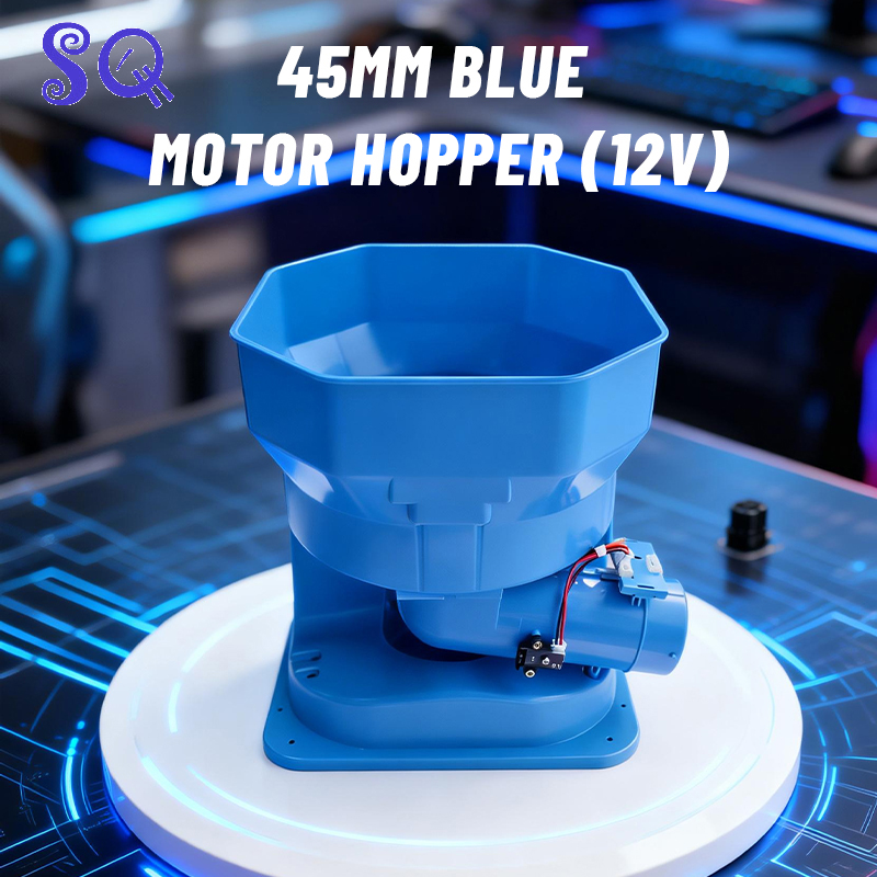 Coin Pusher Machine - 45mm Blue Motor Hopper 12V Square/Round