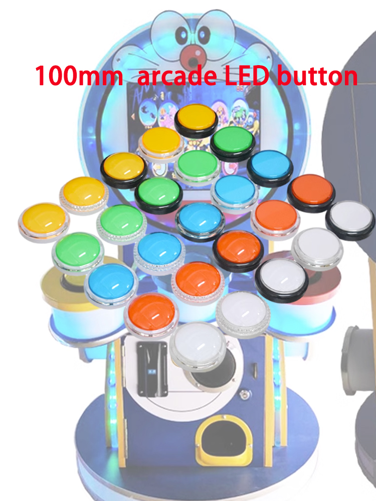 12V Arcade LED Button 100mm Pl - đánh giá và giá Arcade Vibes
