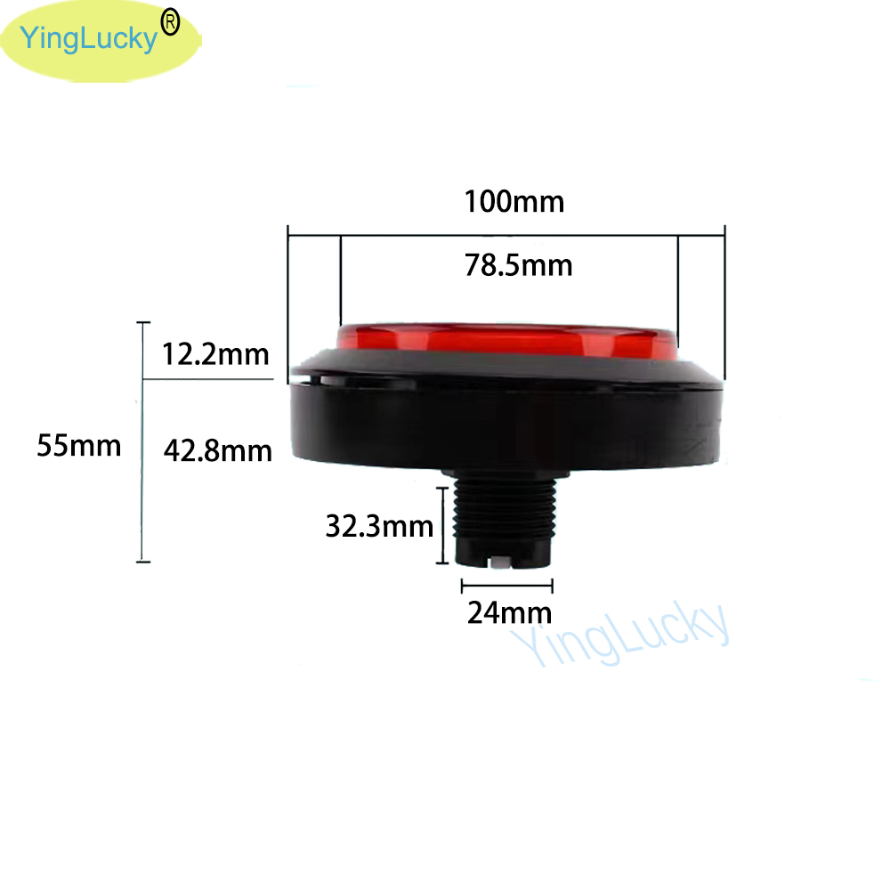 12V Arcade LED Button 100mm Pl - đánh giá và giá Arcade Vibes