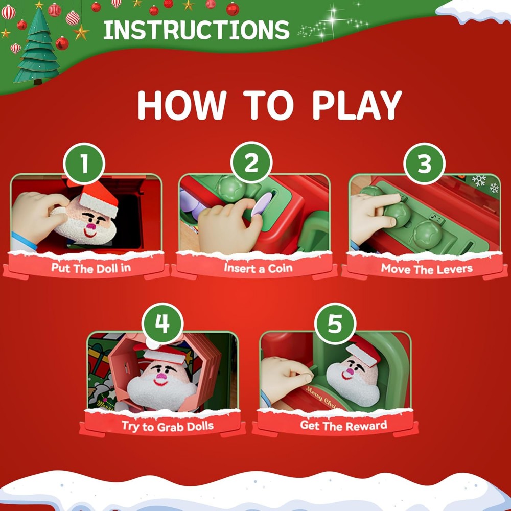 Christmas Claw Machine For Kid - đánh giá và giá Arcade Game Vending Machine