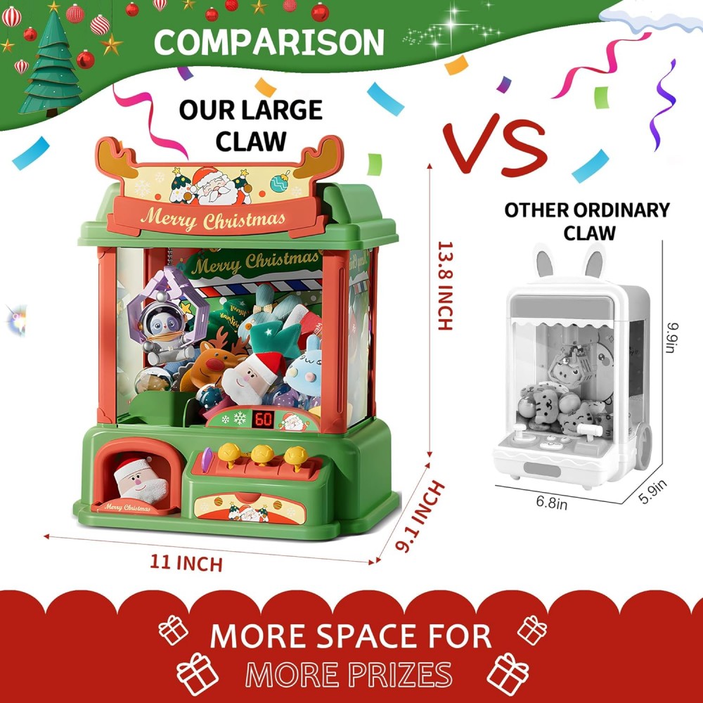 Christmas Claw Machine For Kid - đánh giá và giá Arcade Game Vending Machine