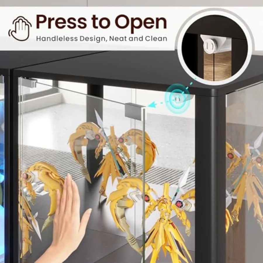 Corner Display Cabinet for Liv - đánh giá và giá Glass Cabinet Display