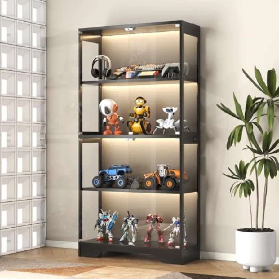 Display Cabinet with Glass Doo - đánh giá và giá Glass Cabinet Display