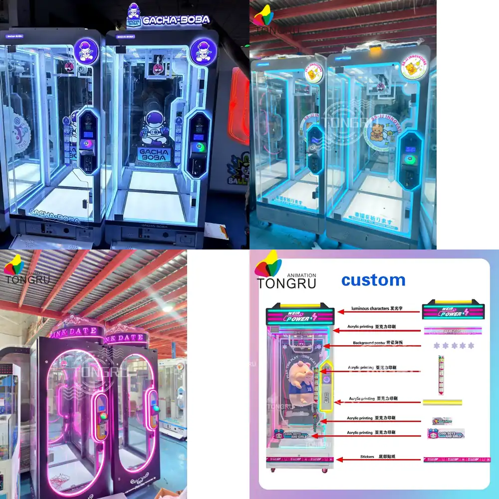 Big Toy Crane Cut the Rope Sci - đánh giá và giá Arcade Game Vending Machine