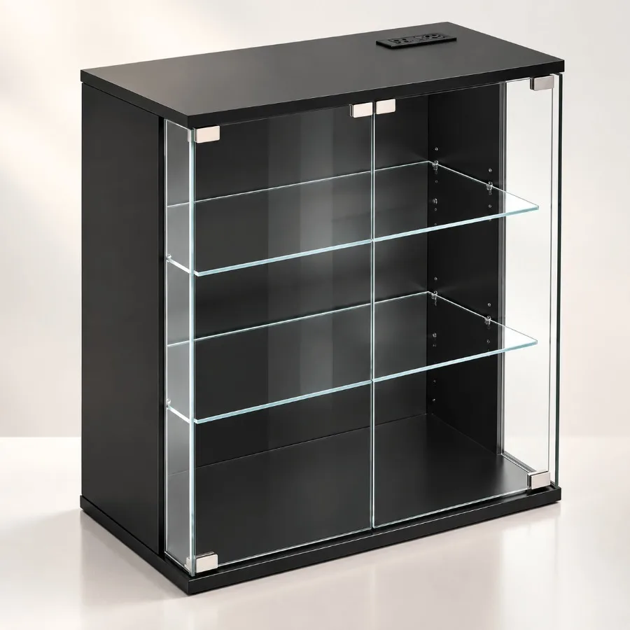 Display Cabinet for Living Roo - đánh giá và giá Glass Cabinet Display