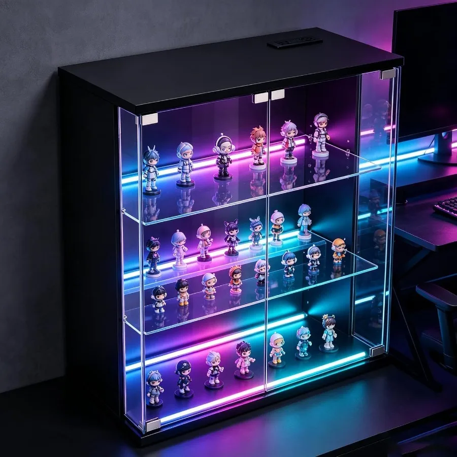 Display Cabinet for Living Roo - đánh giá và giá Glass Cabinet Display