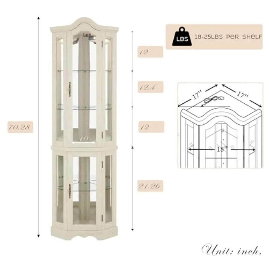 Corner curio cabinet for bar a - đánh giá và giá Glass Cabinet Display