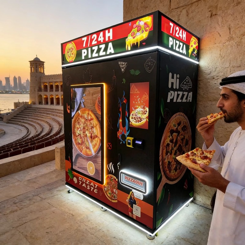 Custom Pizza Vending Machine S - đánh giá và giá Vending Machine Qr Code
