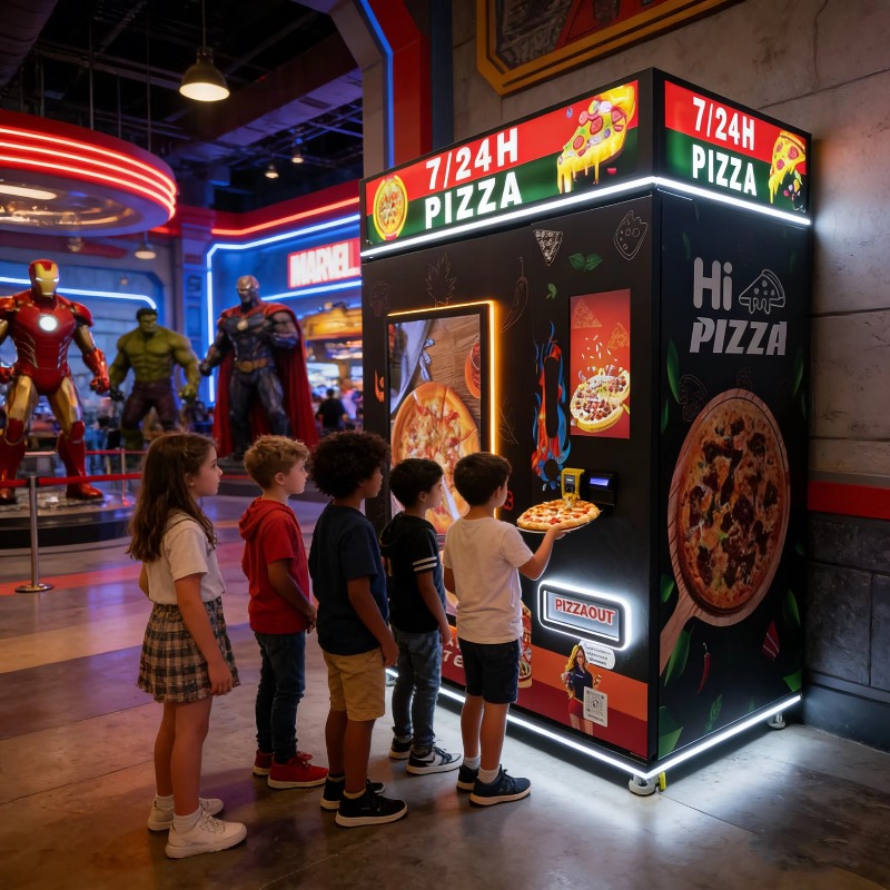 Custom Pizza Vending Machine S - đánh giá và giá Vending Machine Qr Code