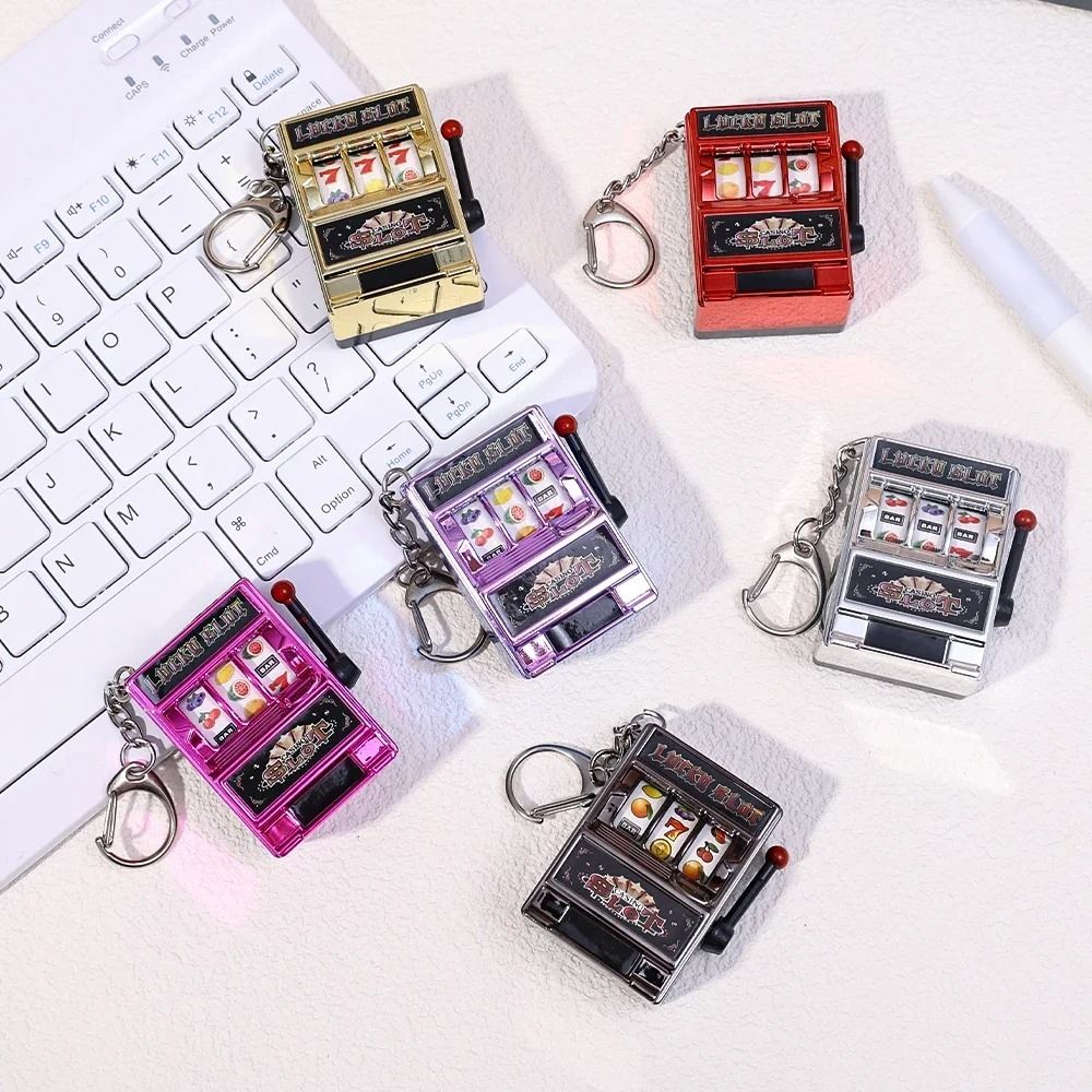 Retro Stress Reliever Keychain - đánh giá và giá Fruit Slot Machine