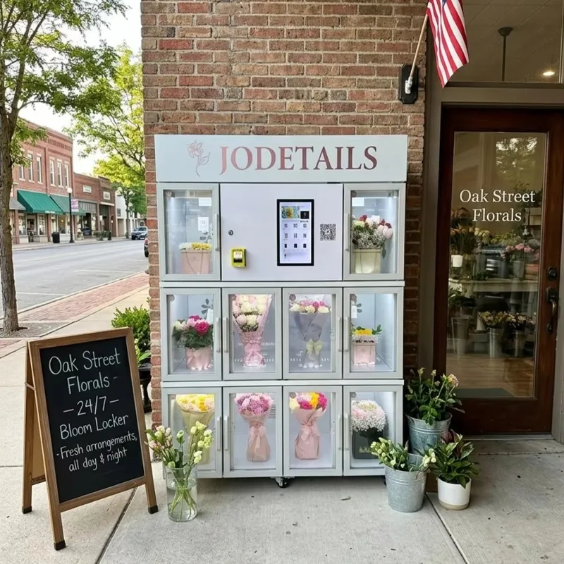 Maquina Expendedora De Flores  - đánh giá và giá Vending Machine Qr Code
