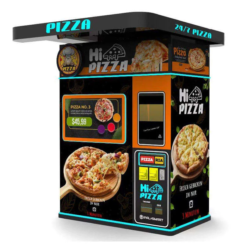 Smart Automatic Pizza Vending  - đánh giá và giá Vending Machine Qr Code