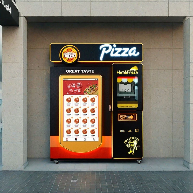 Automatic Pizza Vending Machin - đánh giá và giá Vending Machine Qr Code