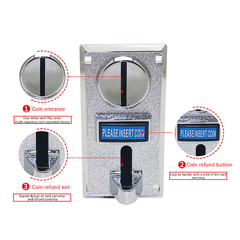 1Pc 616 Multi Coin Slot Accept - đánh giá và giá Arcade Game Vending Machine