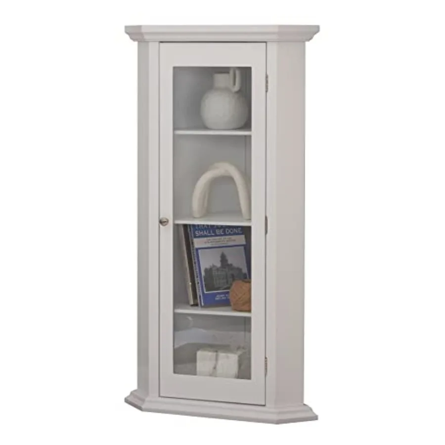 Corner Accent Display Wood Cur - đánh giá và giá Glass Cabinet Display