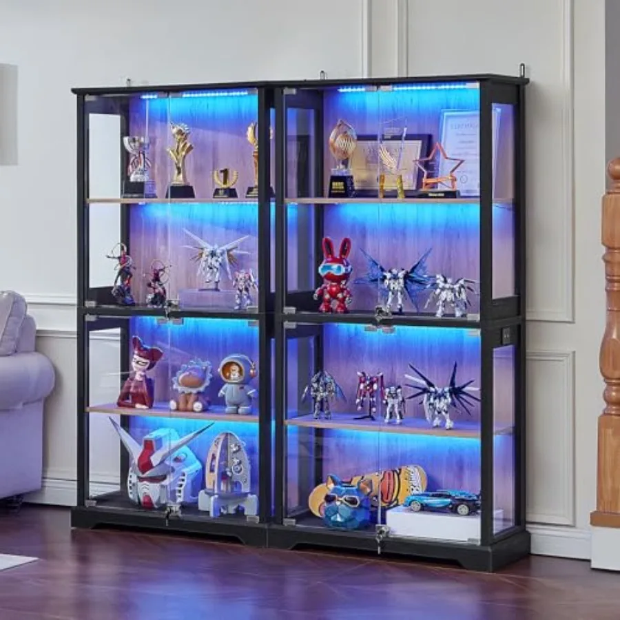 Farmhouse Glass Display Cabine - đánh giá và giá Glass Cabinet Display