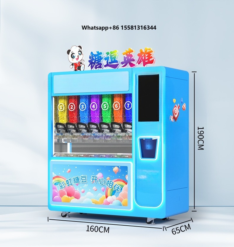 Unmanned Self-Service Three-in - đánh giá và giá Candy Vending Machine